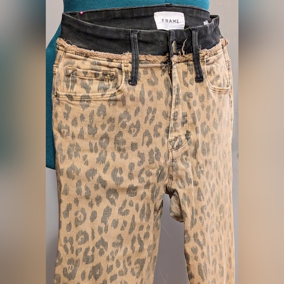 Frame Denim Leopard Le Crop Mini Boot, 24 - Picture 7 of 11